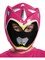 Childs Mighty Morphin Power Rangers Pink Vacuform Mask Costume Accessory